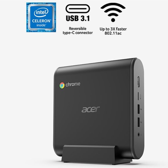 Acer Chromebox 1.8 Celeron 128GB M.2SSD/4GB DDR4/W-Fi 5, EUC (CXI3-UA91) - Picture 8 of 15